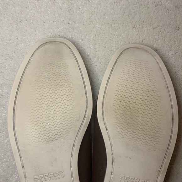 Vintage Sperry Topsiders boat shoes, dark brown, women’s size 9 1/2 medium. - Picture 5 of 7